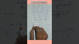 Limiting Reagent science chemistry boards shorts shortvideo [upl. by Ahsiaa]