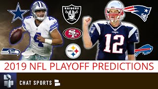 NEW NFL Playoff Predictions Raiders or Chiefs Make AFC Playoffs Cowboys Eagles Bears From NFC [upl. by Eirelam]