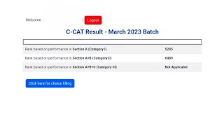 How to check CDACCCAT result cdac ccat result cdac2023 [upl. by Eimmac]