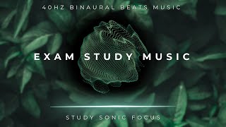 Exam Study Music  40Hz Gamma Binaural Beats Brainwave Music for Improved Memory [upl. by Aman122]