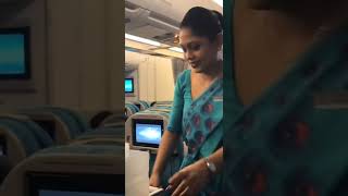 Beautiful Sri Lankan air line Air Hostess [upl. by Ojadnama]