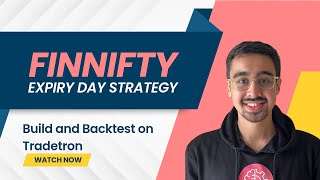 Finnifty Expiry Day Option Trading Strategy Build and Backtest on Tradetron [upl. by Oivaf347]