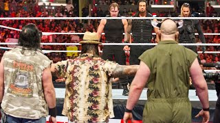 The Shield meet The Wyatt Family Raw Feb 10 2014 [upl. by Anillehs747]