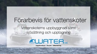 Förarbevis för vattenskoter  Vattenskoterns uppbyggnad [upl. by Yazbak]