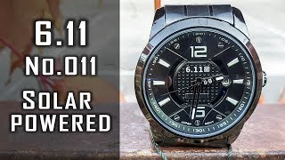 611 No011 Solar powered watch review 216 [upl. by Aihsined]