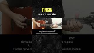 Tingin  Cup Of Joe ft Janine Teñoso  Guitar Tutorial [upl. by Amador163]