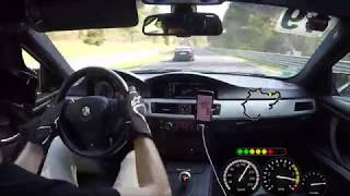 BMW M3 E92  Nürburgring Nordschleife  Almost Crash  Big rescue [upl. by Adlar]