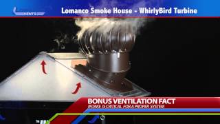 Lomanco® Whirlybird® Turbine Smoke House Demo [upl. by Zurc]