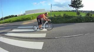 Pedicycle  Kickbike  Footbike training [upl. by Proudlove]