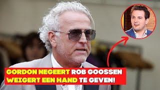 Felle Spanningen Tussen Gordon en Rob Goossens Geen Handdruk [upl. by Einnel]