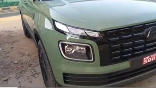 new Hyundai venue facelift s model khaki green colour under 12 lacs in india 2024 [upl. by Cloris522]