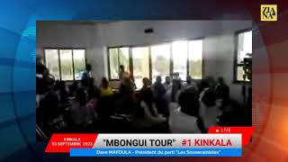 LIVE KINKALA Congo Mbongui Tour avec Dave MAFOULA Pdt du parti Les Souverainistes [upl. by Anitnauq]