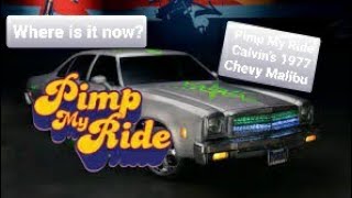 PimpMyRide Calvins 1977 Chevrolet Malibu First GAS Galpin car xzibit UFO Where are they now [upl. by Nivahb374]