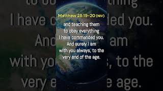 Matthew 281920 NIV Bible in Song by Dan Simpson BibleSong ScriptureSongs GreatCommission [upl. by Simonetta]