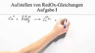 RedOxgleichungen Aufgabe I  Chemie  Allgemeine und anorganische Chemie [upl. by Koy]