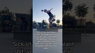 Crazy or 🤝 skateboarding skateboardingisfun fyp sk8 skatepark fail skater [upl. by Herrington]