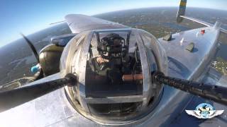 B 25 Top Turret View [upl. by Alby]