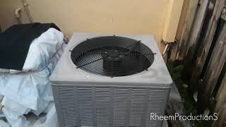 2006 Weatherking Rheem Corsaire Central Air conditioner Starting up for 2019 [upl. by Marelda]