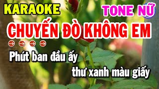 Karaoke Chuyến Đò Không Em Tone Nữ Nhạc Sống Beat Hay Nhất  Kho Nhạc Karaoke [upl. by Kelcy]