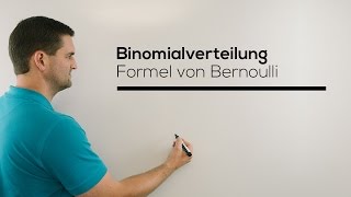 Binomialverteilung Formel von Bernoulli Stochastik BernoulliFormel  Mathe by Daniel Jung [upl. by Edahs470]