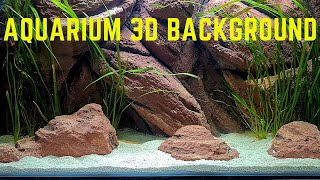 How to Make a Cheap 3D Aquarium Background [upl. by Imiaj]