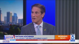 LA County DAelect Nathan Hochman discusses Menendez brothers case other issues [upl. by Llemert]