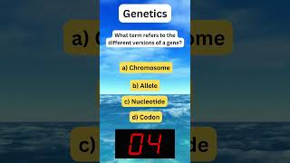 Genetics 🧬 ATAR  GCSE  IB  AP  AND MORE science quizbiology genetics gcse [upl. by Jezreel]