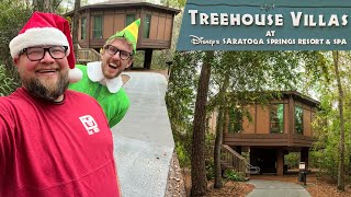 Disney’s Treehouse Villas Staycation  Funny Christmas Party amp Resort Tour  Walt Disney World [upl. by Lenssen989]