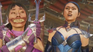 Mileena Vs Kitana  All IntroInteraction Dialogues  Mortal Kombat 11 [upl. by Eenat]