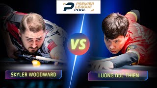 SKYLER WOODWARD VS LUONG DUC THIEN  2023 PREMIER LEAGUE POOL 9ballpool highlights plp [upl. by Weissberg]