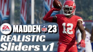 MADDEN 23 Realistic Sliders Release FRANCHISE READY [upl. by Meara]