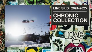 LINE Skis 20242025 Chronic Skis Collection  The Dopest AllMountain Freestyle Skis [upl. by Akinet375]