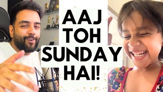 AAJ TOH SUNDAY HAI  Yashraj Mukhate  Dialogue wit beat using Ai 🤖 The Sunday Anthem [upl. by Matusow293]