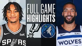 SPURS at TIMBERWOLVES  FULL GAME HIGHLIGHTS  December 6 2023 [upl. by Krantz]