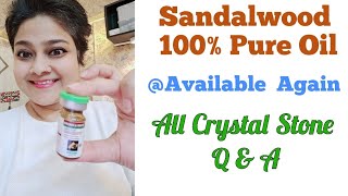 Sandalwood Pure Oil is Back  For all zodiac Crystal Stone Q amp A  Dr Shalini [upl. by Anelah]