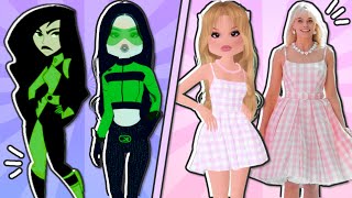 Recreating ICONIC Cartoon Characters in Dress To Impress 👠 [upl. by Ranna]