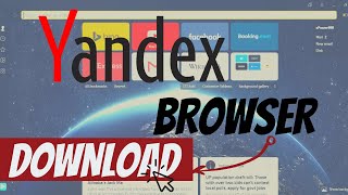 How to download YANDEX browser in your PCLaptop [upl. by Rillings]