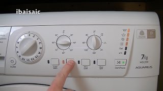 Hotpoint Aquarius WDL520 Washing Machine Demonstration [upl. by Nixon276]