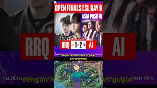 AI ESPORT KALAHKAN RRQ DI ESL HARI KE 5 rrq rrqhoshi [upl. by Chrisman]