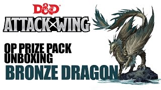 DampD Attack Wing Bronze Dragon Prize Pack Unboxing [upl. by Blank]