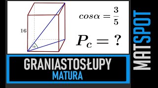 Graniastosłupy  matura  trudne zadanie [upl. by Kauffmann]