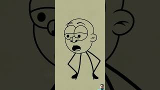 dhote jao dhote jao animation 4kmeme cartoon funny memes [upl. by Rehpinej]