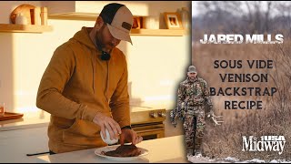 Sous Vide Venison Backstrap Recipe  Jared Mills [upl. by Tabor]