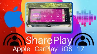 SharePlay  iOS 17 Apple CarPlay  A quick look at how to set up [upl. by Alvira]