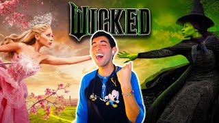 WICKED OFFICIAL TRAILER REACTION  Wicked Movie 2024 [upl. by Goer]