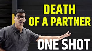 Death of a partner ONE SHOT  Concept amp Question Class 12 Accounts for Pre board amp Boards 2024 cbse [upl. by Thorfinn]