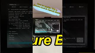 How to enable TPM amp Secure boot in Asrock Mobo rambo [upl. by Elumas889]