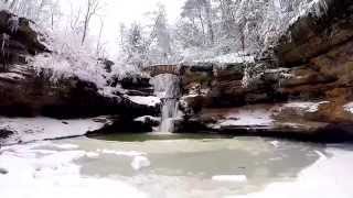 Hocking Hills Winter 2015 [upl. by Nanerb551]