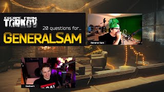 20 Questions For GeneralSam  Escape From Tarkov  BSG New Year Event [upl. by Ecinnaj]