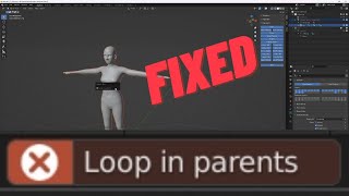 How to Fix Blender loop in parents error [upl. by Aryajay]